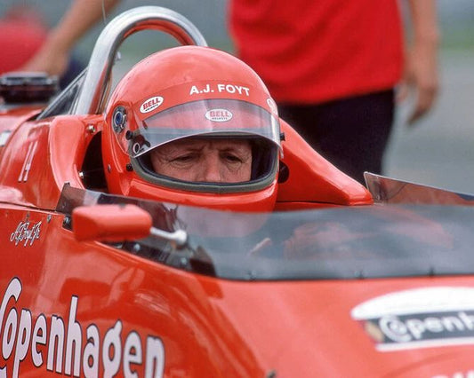 1985 Indy Racecar Driver Aj Foyt Glossy Keychain Indianapolis 500 Keychain