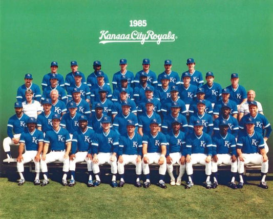 1985 Kansas City Royals World Series Champions Champs Glossy Keychain Keychain