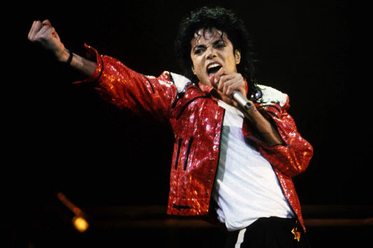 1985 Michael Jackson Poster King Of Pop Moonwalk