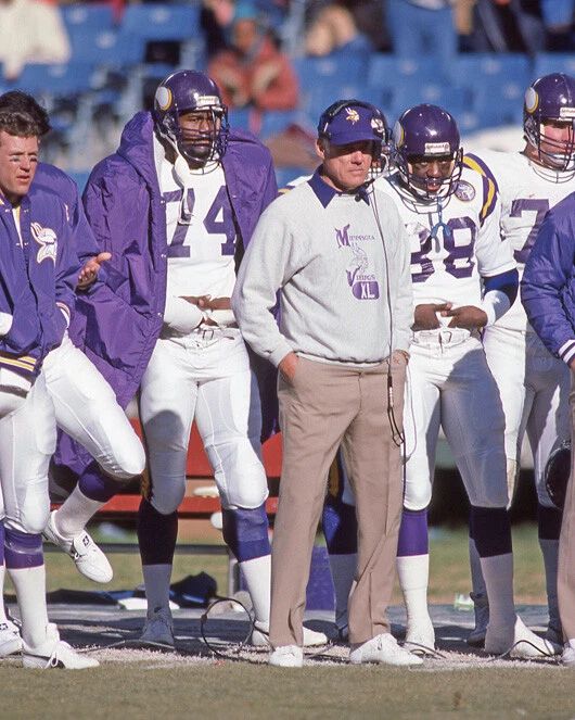 1985 Minnesota Vikings Bud Grant Glossy Magnet Magnet Hof 94