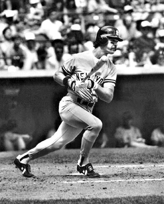 1985 New York Yankees Don Mattingly Glossy Photo Baseball Print Poster