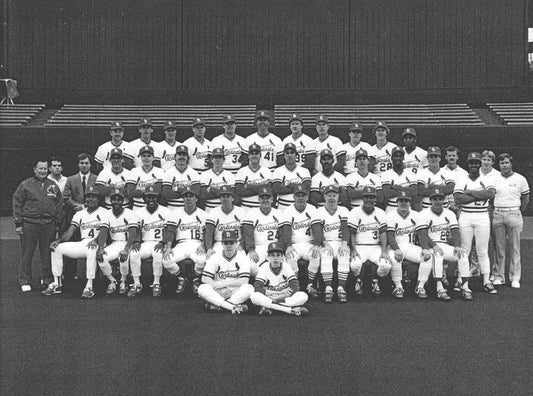 1985 St. Louis Cardinals Team Keychain Baseball Picture Mlb