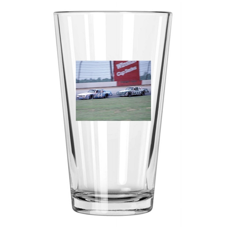1985 Skoal Bandit Harry Gant Vs Piedmont Terry Labonte Pint Beer Drinking Glass