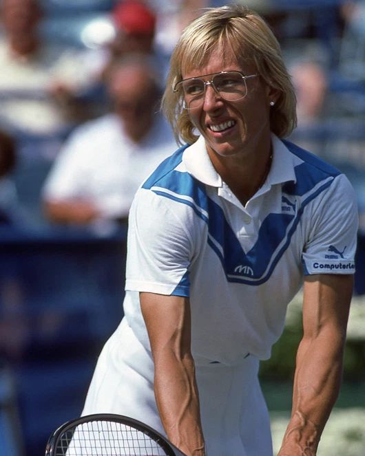 1985 Tennis Legend Martina Navratilova Glossy Magnet Magnet