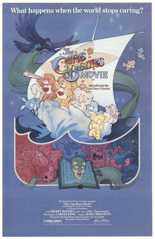 1985 The Care Bears Movie Keychain Love A Lot Share Funshine Birthday