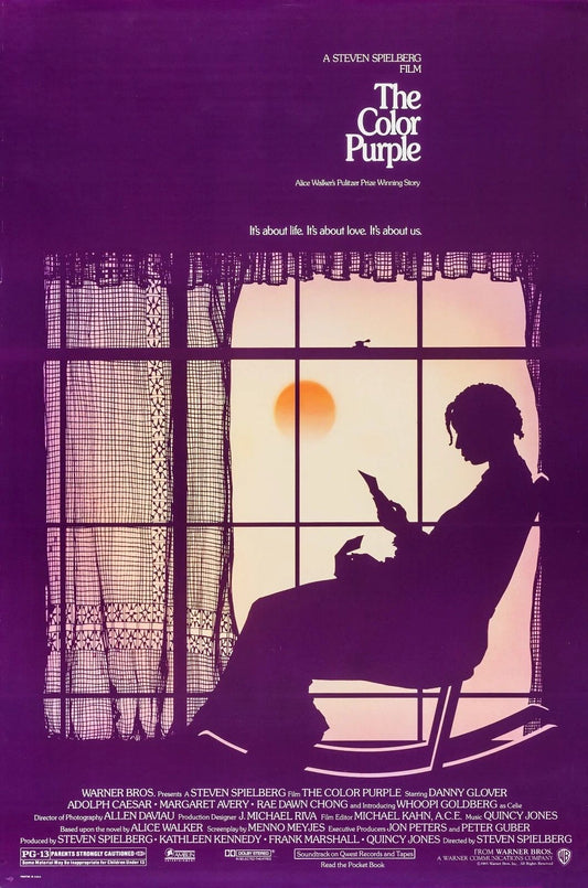 1985 The Color Purple Movie Keychain Danny Glover Whoopi Goldberg Celie