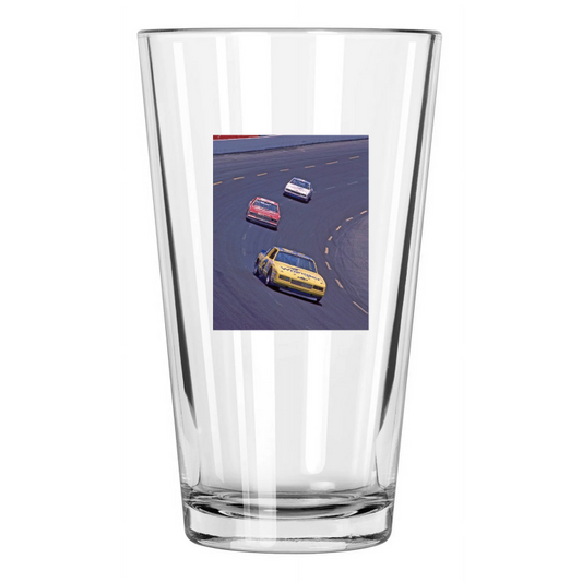 1985 Wrangler Chevy Dale Earnhardt Photo Daytona 500 Pint Beer Drinking Glass