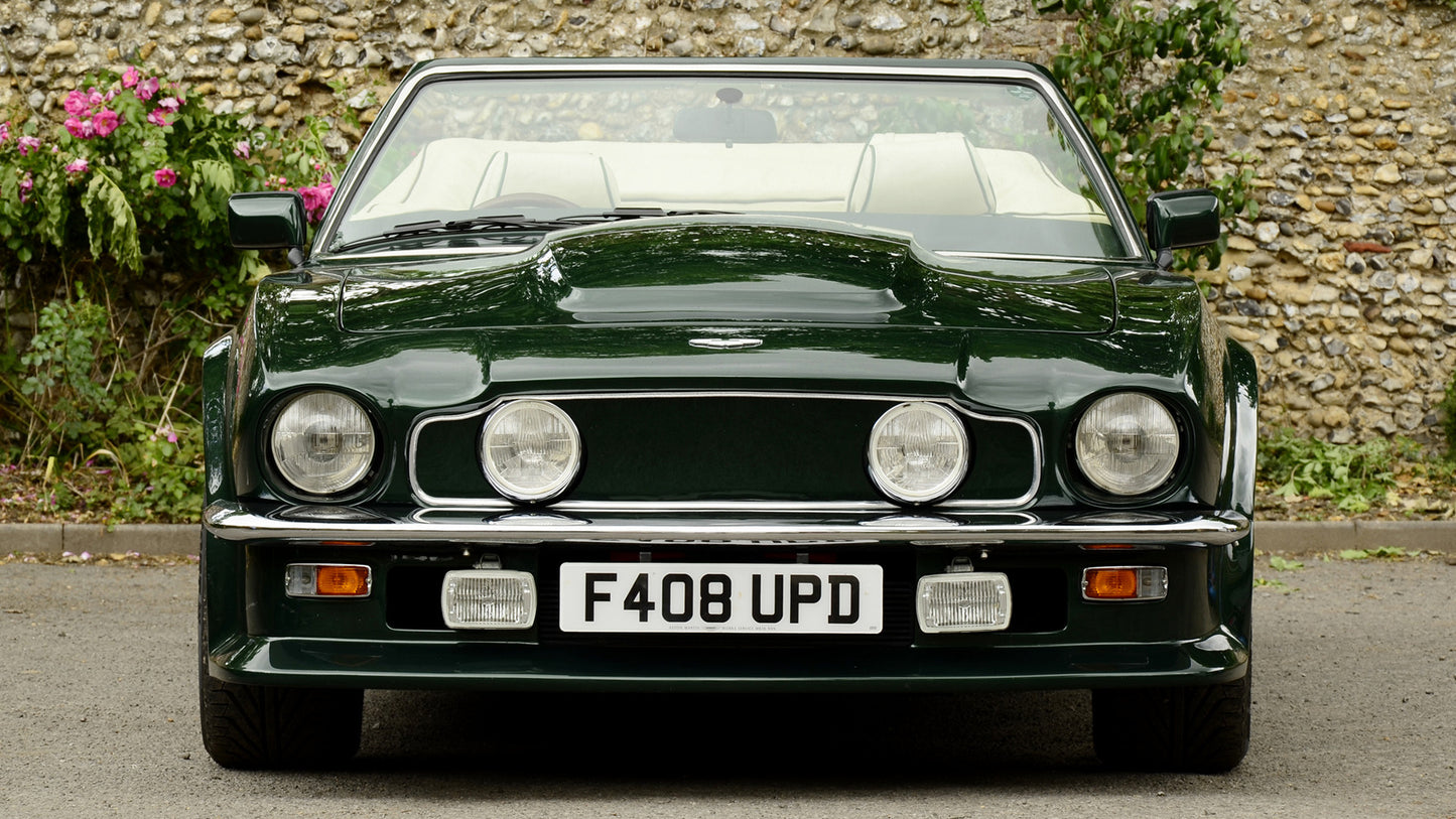 Aston Martin V8 Vantage Volante Uk Hd Art Print Poster