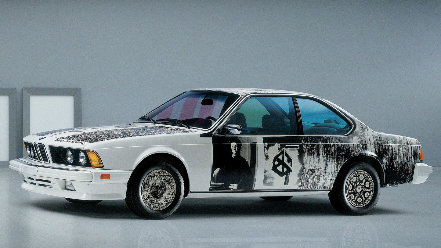 Bmw Series Coupe Art Car By Robert Rauschenberg Hd Art Keychain