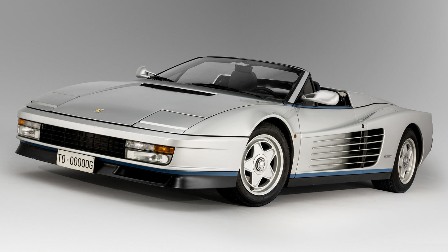 Ferrari Testarossa Spider Hd Art Keychain