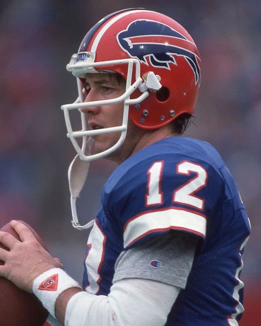 1986 Buffalo Bills Jim Kelly Glossy Keychain 1St Year Football Keychain