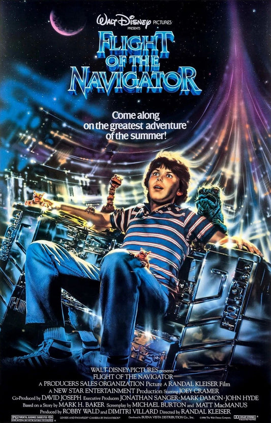 1986 Flight Of The Navigator Movie Magnet David Max Paul Ruebens