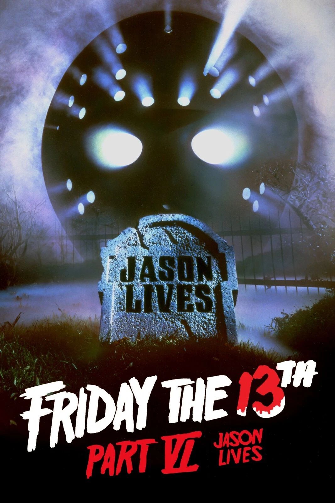 1986 Friday The 13Th Part 6 Jason Lives Movie Magnet Crystal Lake Voorhees