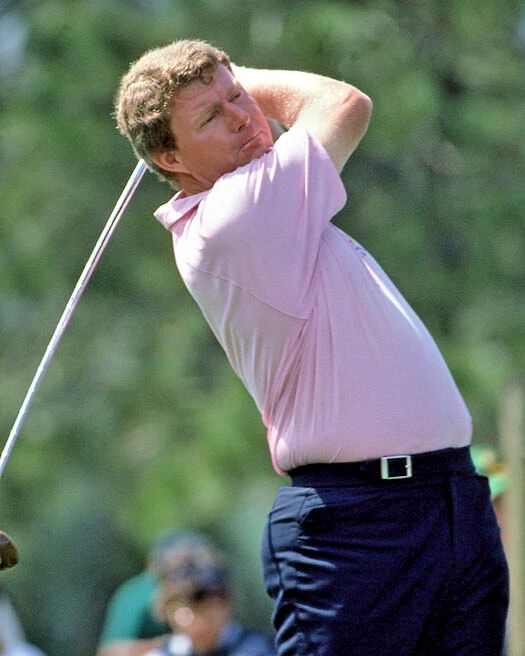 1986 Golfer Andy Bean Glossy Keychain PGA Print Us Open Keychain Masters
