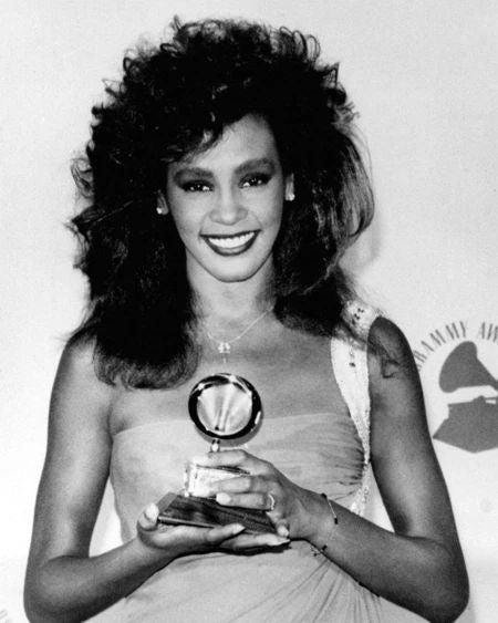 1986 Grammy Awards Whitney Houston Glossy Magnet Singer Actress Print