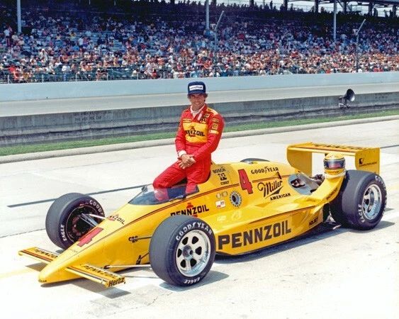 1986 Indy Racecar Driver Rick Mears Glossy Magnet Indianapolis 500 Print