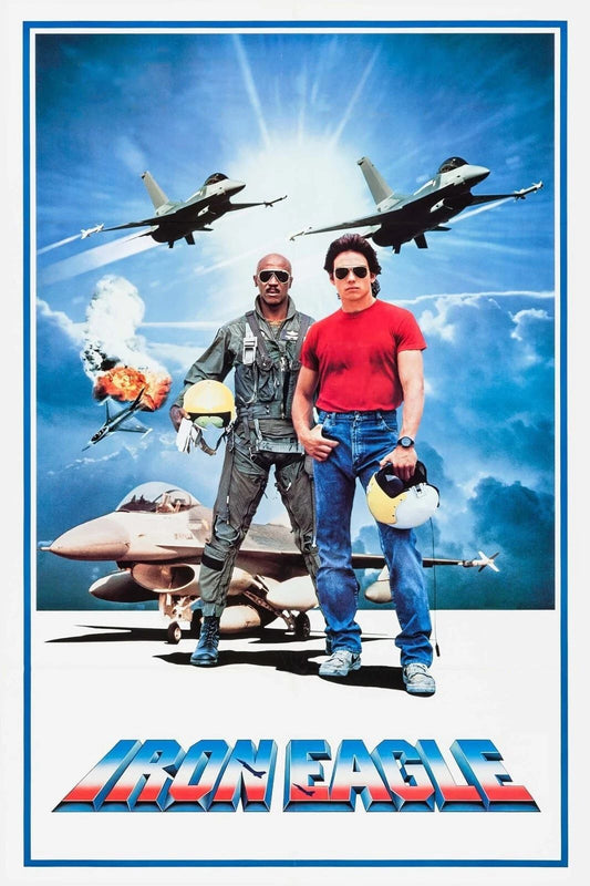 1986 Iron Eagle Movie Keychain Chappy Doug Louis Gossett Jr Jason Gedrick