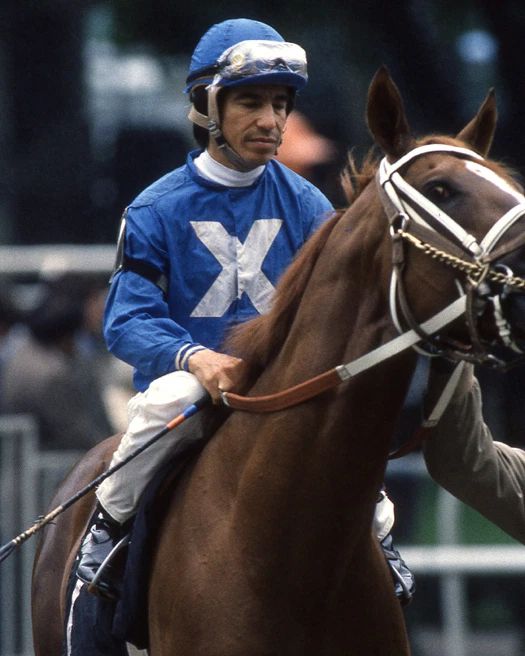 1986 Jockey Laffit Pincay Jr Glossy Photo Print Horse Racing Poster Hof 78
