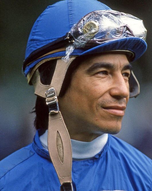 1986 Jockey Laffit Pincay Jr Glossy Magnet Print Horse Racing Magnet Hof 78 1