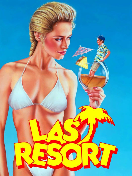 1986 Last Resort Movie Poster Charles Grodin Comedy 300 Piece Jigsaw Puzzle