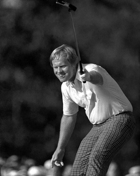 1986 Masters Pro Golfer Jack Nicklaus Glossy Magnet Pga PGA Magnet