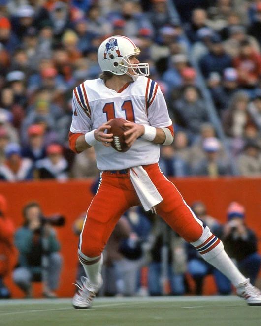 1986 New England Patriots Tony Eason Glossy Photo Nfl Football Print Poster