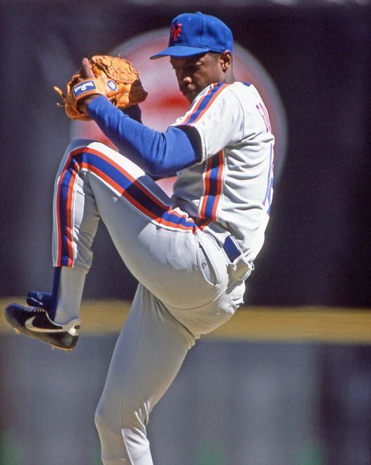 1986 New York Mets Dwight Doc Gooden Photo Baseball Print Poster