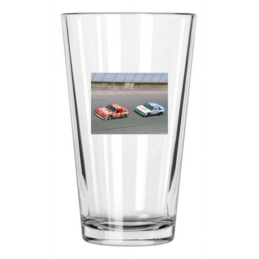 1986 Piedmont Terry Labonte And Budweiser Neil Bonnett Daytona 500 Pint Glass