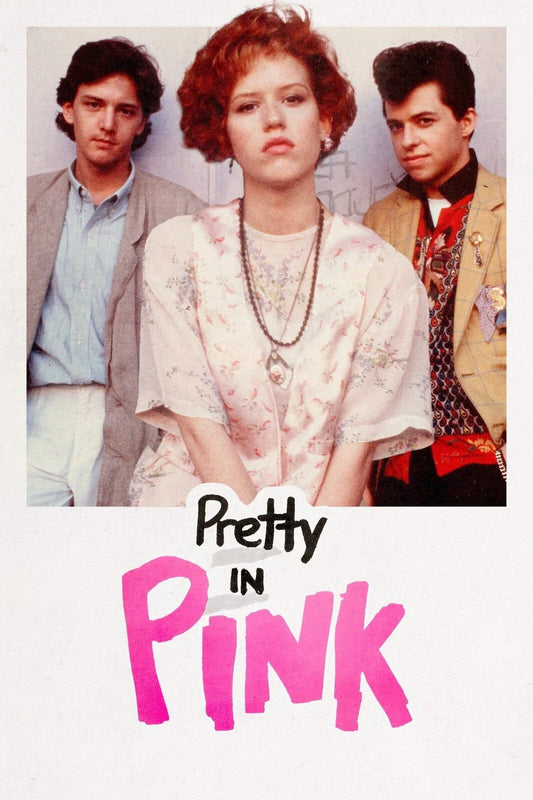 1986 Pretty In Pink Movie Poster Andie Duckie Blane Molly Ringwald Cryer