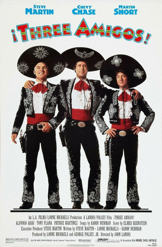 1986 The Three Amigos Movie Magnet Steve Martin Chevy Chase Martin Short
