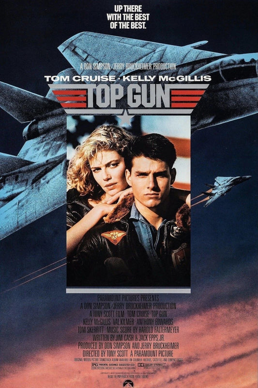 1986 Top Gun Movie Keychain Tom Cruise Val Kilmer Maverick Ice Man Goose