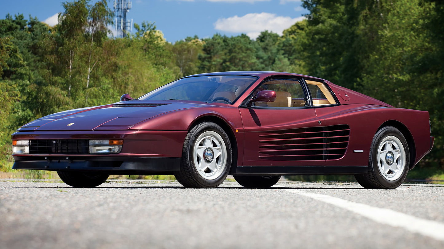 Ferrari Testarossa Hd Art Keychain