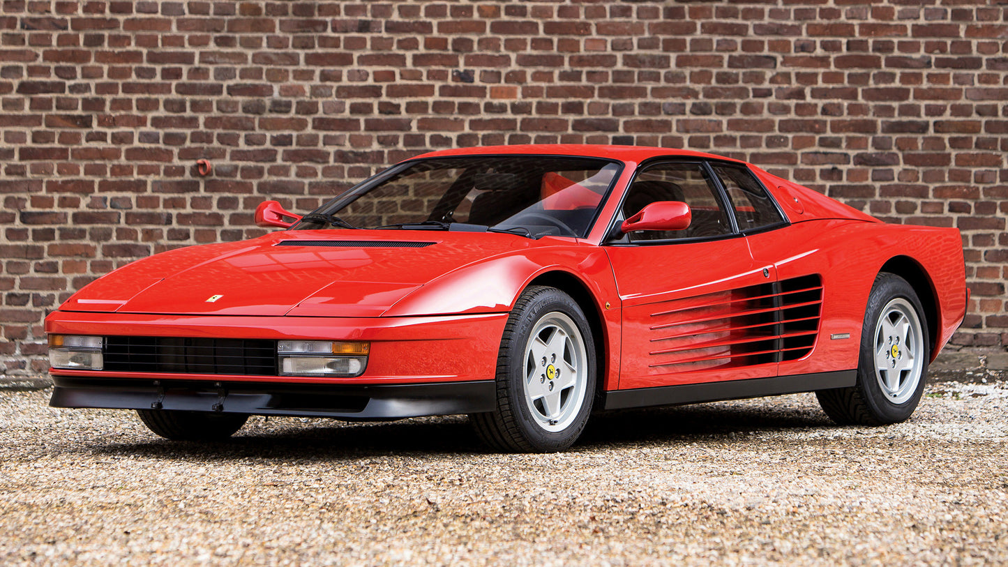 Ferrari Testarossa Hd Art Keychain