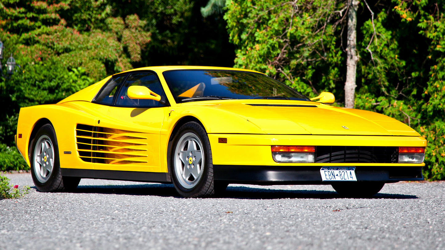 Ferrari Testarossa Us Hd Art Keychain