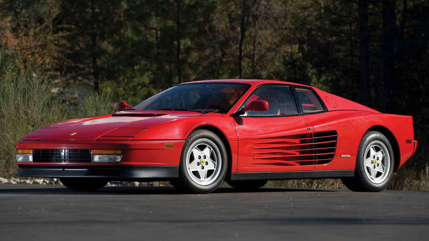 Ferrari Testarossa Us Hd Art Keychain