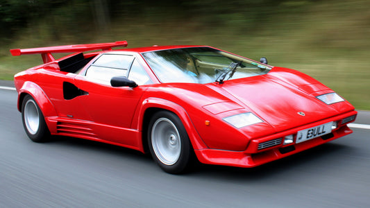 Lamborghini Countach Quattrovalvole Uk Hd Art Print Poster