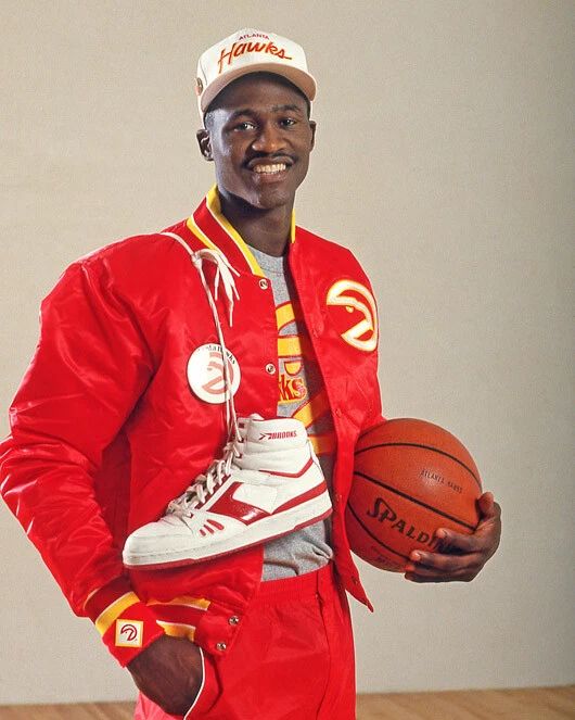 1987 Atlanta Hawks Dominique Wilkins Magnet Basketball Print Glossy Magnet