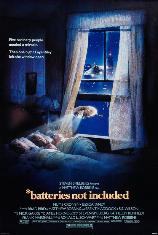 1987 Batteries Not Included Movie Magnet Hume Cronyn Jessica Tandy