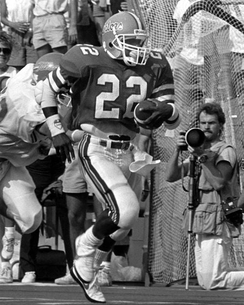 1987 Florida Gators Emmitt Smith Glossy Photo College Football Poster Print