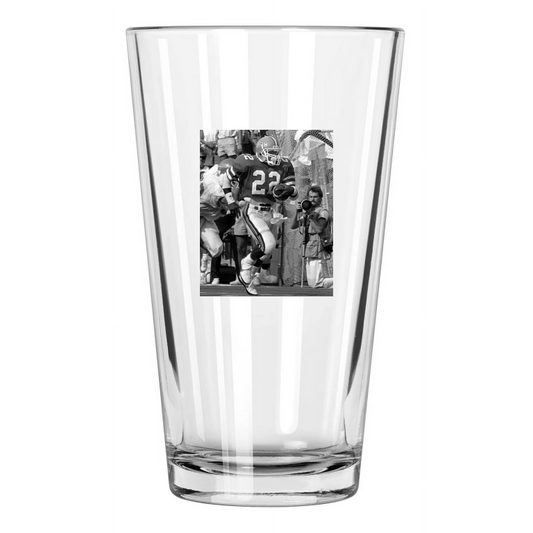 1987 Florida Gators Emmitt Smith Photo College Football Pint Beer Drinking Glass