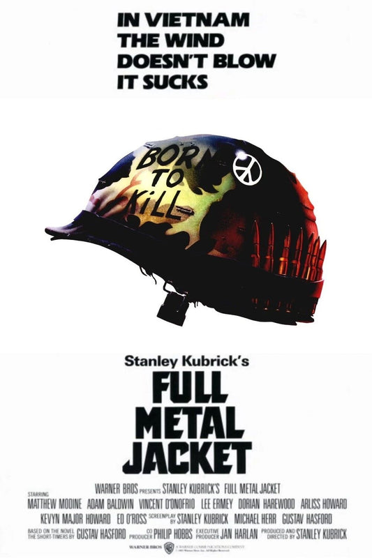 1987 Full Metal Jacket Movie Poster Print Stanley Kubrick Vietnam