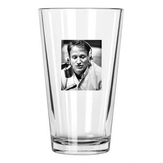 1987 Good Morning Vietnam Movie Robin Williams Photo Pint Beer Drinking Glass