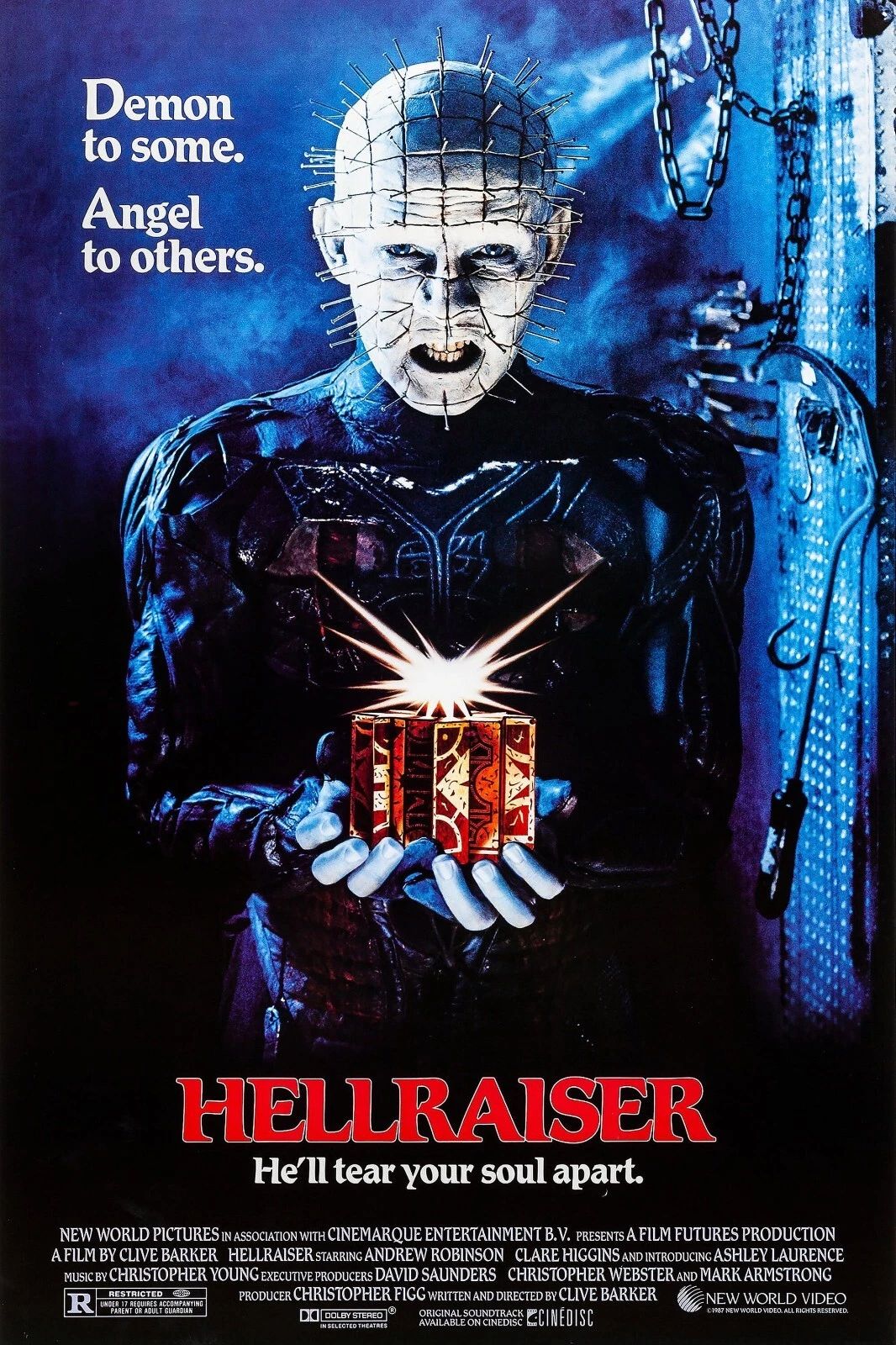 1987 Hellraiser Movie Pinhead Frank Julia Kirsty Horror Portal 300 PCS Jigsaw