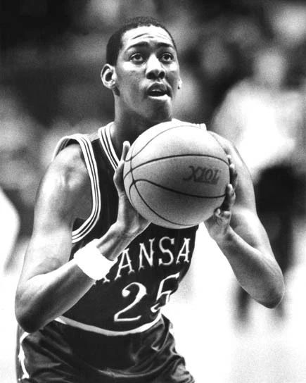 1987 Kansas Jayhawks Danny Manning Glossy Photo College Basketball Print 2