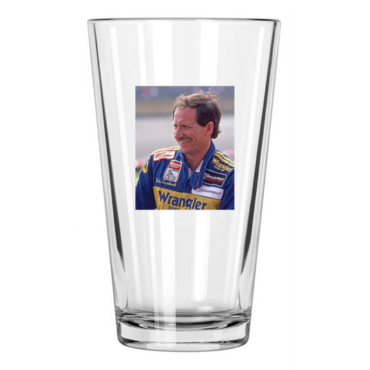 1987 Legend Driver Dale Earnhardt Talladega 500 Nascar Pint Beer Drinking Glass