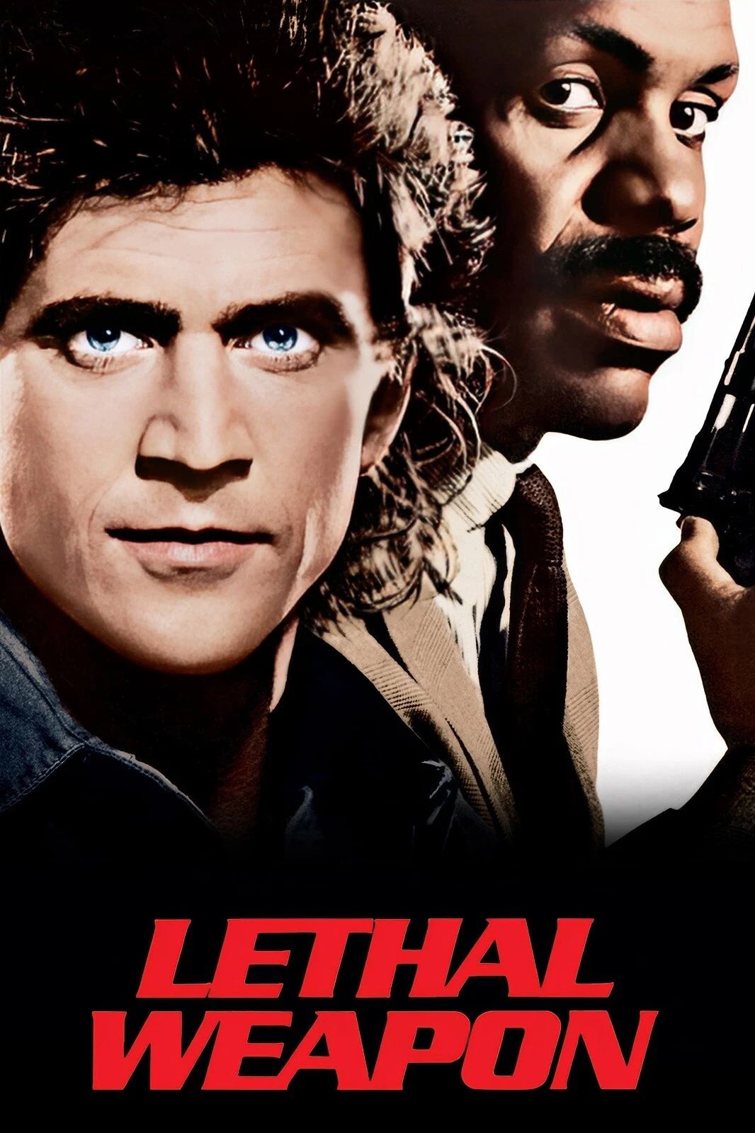 1987 Lethal Weapon Movie Keychain Mel Gibson Danny Glover Gary Busey