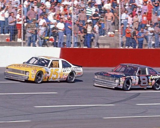 1987 Levi Garrett Chevy Geoff Bodine Vs Dale Earnhardt Photo Print Poster