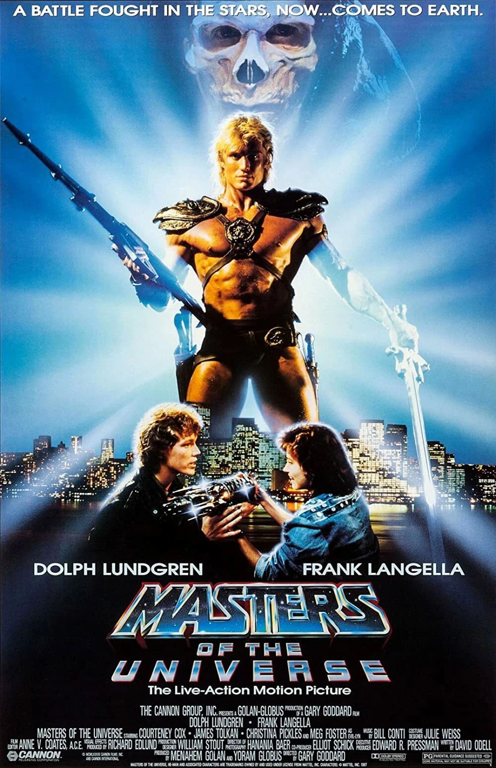 1987 Masters Of The Universe Movie Magnet He Man Skeletor