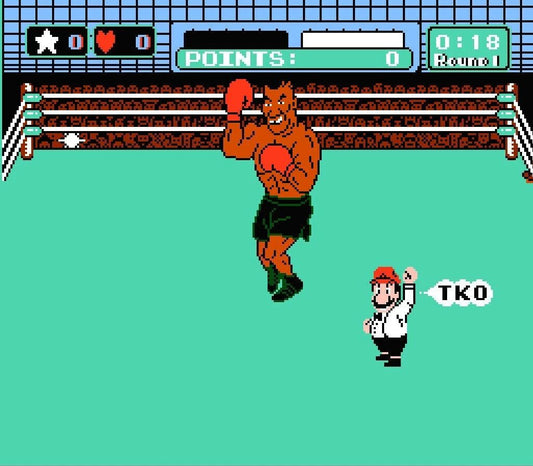 1987 Mike Tyson'S Punch Out Magnet Little Mac Soda Pop Glass Joe Nes