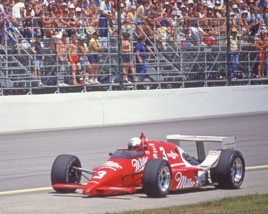 1987 Miller Chevrolet Danny Sullivan Glossy Keychain Indianapolis 500 Print